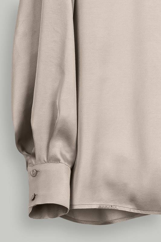 Rockmacherin Hilla Damenbluse oversized aus Viskosesatin Black Friday
