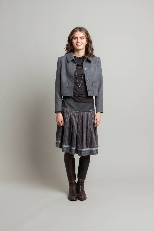 Rockmacherin Selma Shirtbluse aus Lyocell-Wolljersey Osterangebot