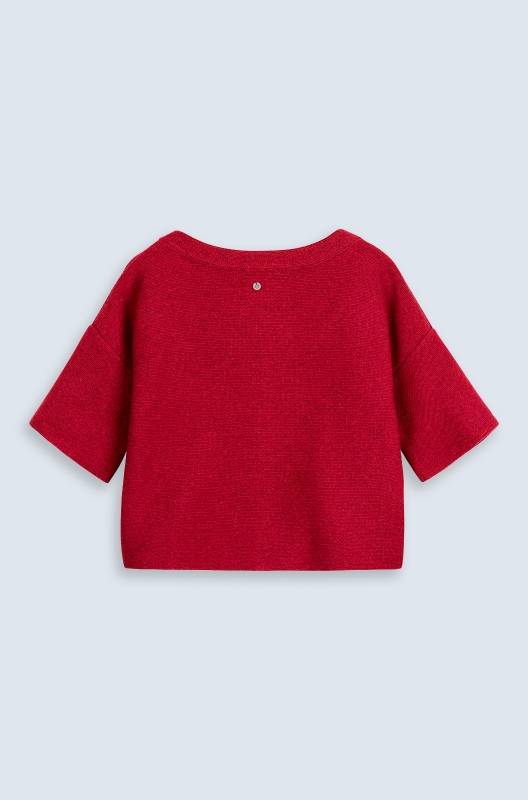 Rockmacherin Mella Strickjacke im Landhaus-Stil, mit trendig kurzem Ärmel JETZT KAUFEN