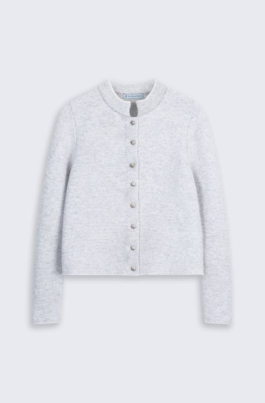 Rockmacherin Florentine Trachten-Strickjacke mit Stehkragen aus Merinowolle Neueste Stile