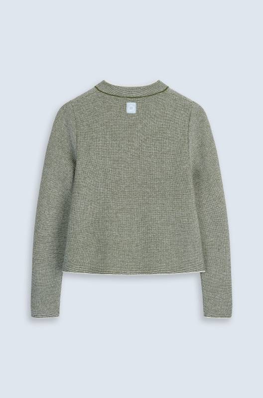 Rockmacherin Florentine Trachten-Strickjacke mit Stehkragen aus Merinowolle Letzte 2 Tage