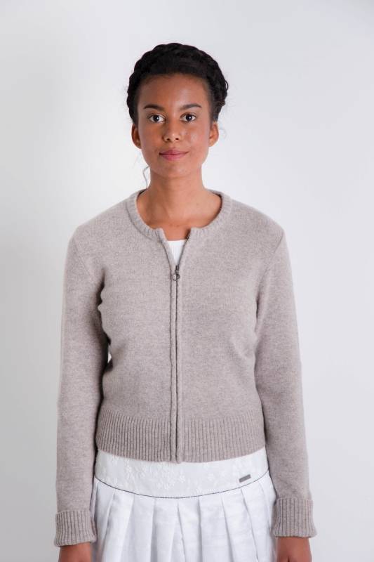 Rockmacherin Käthe light Strickjacke lehm Bis zu 55% Rabatt