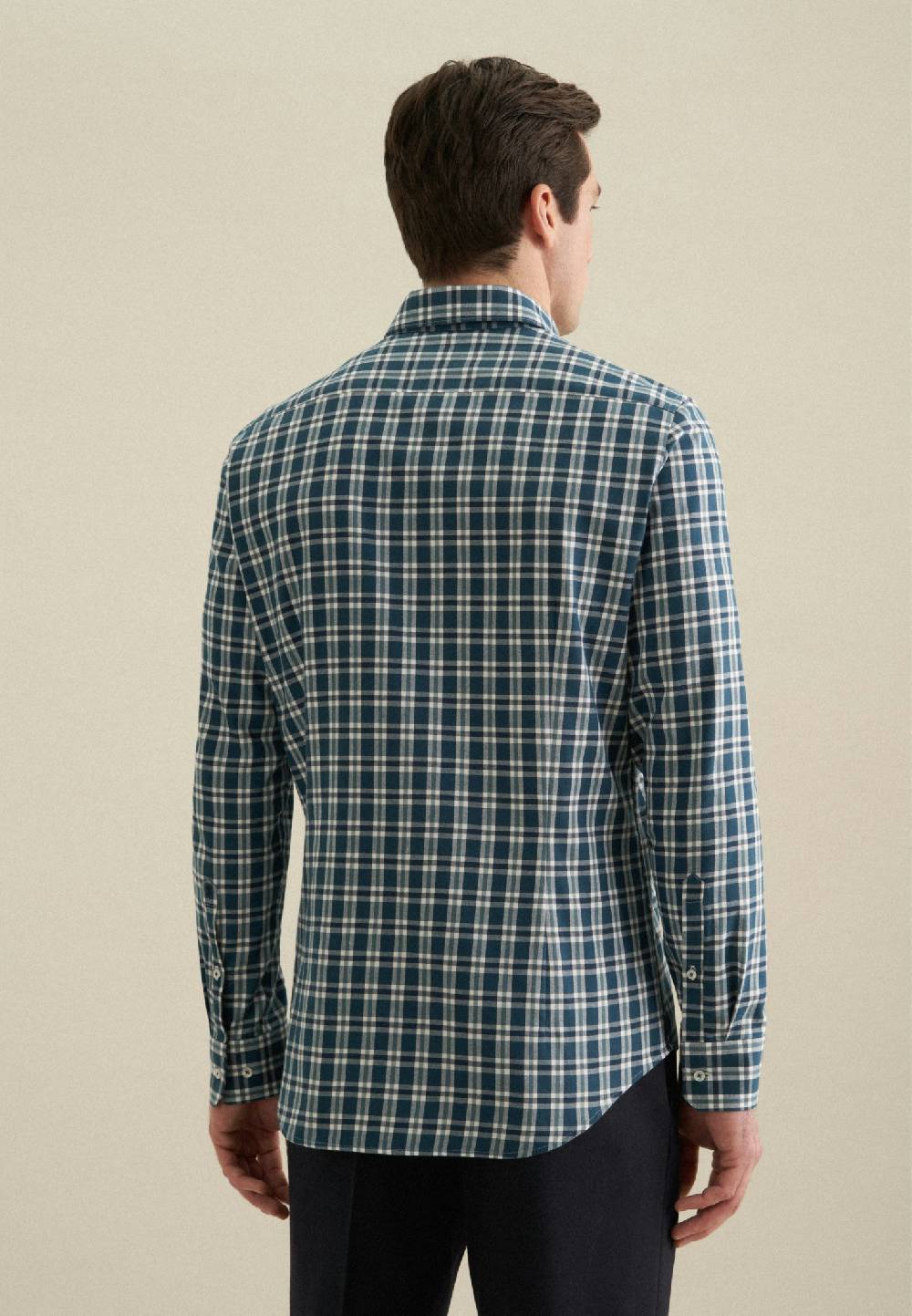 Seidensticker Flanell Flanellhemd in Slim mit Button-Down-Kragen Fabrikpreis