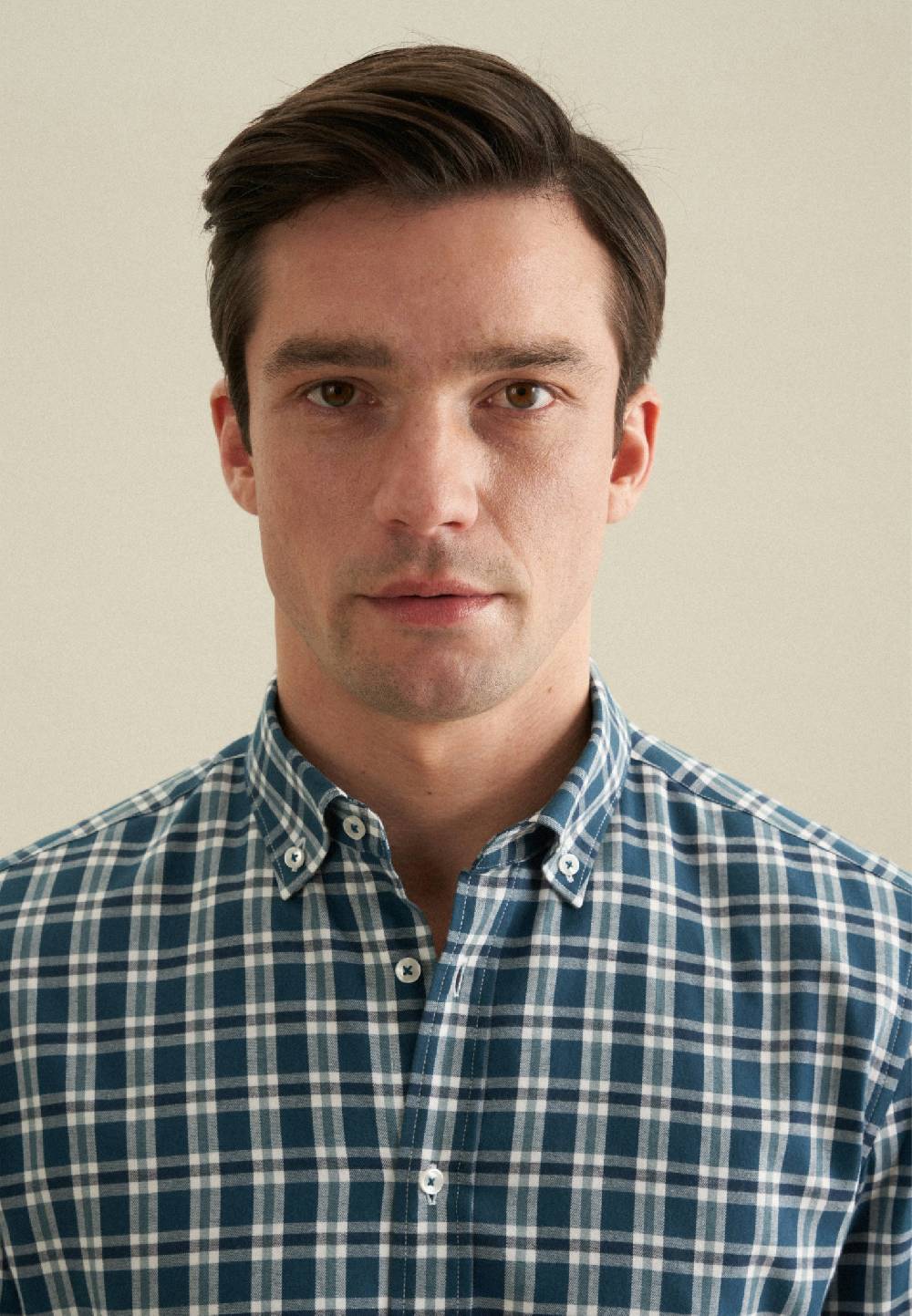 Seidensticker Flanell Flanellhemd in Slim mit Button-Down-Kragen Fabrikpreis