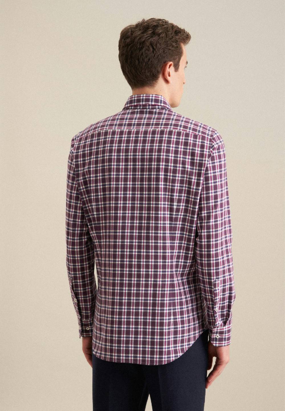 Seidensticker Flanell Flanellhemd in Slim mit Button-Down-Kragen Sonderangebot