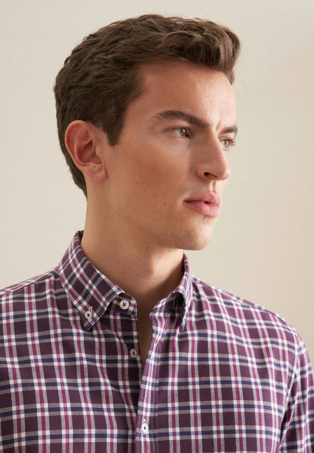 Seidensticker Flanell Flanellhemd in Slim mit Button-Down-Kragen Sonderangebot