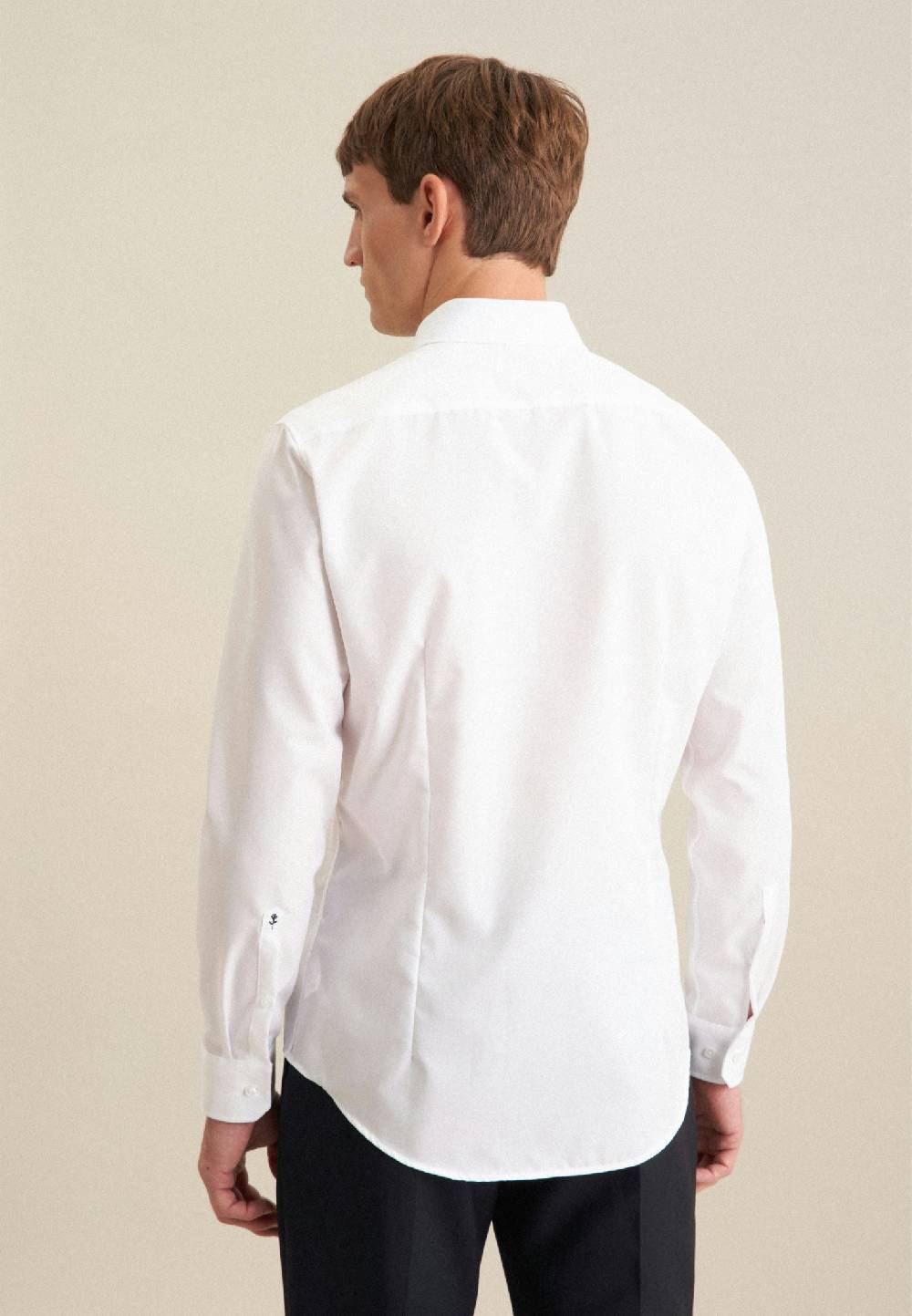 Seidensticker Bügelfreies Popeline Business Hemd in Slim mit Button-Down-Kragen Fabrikpreis