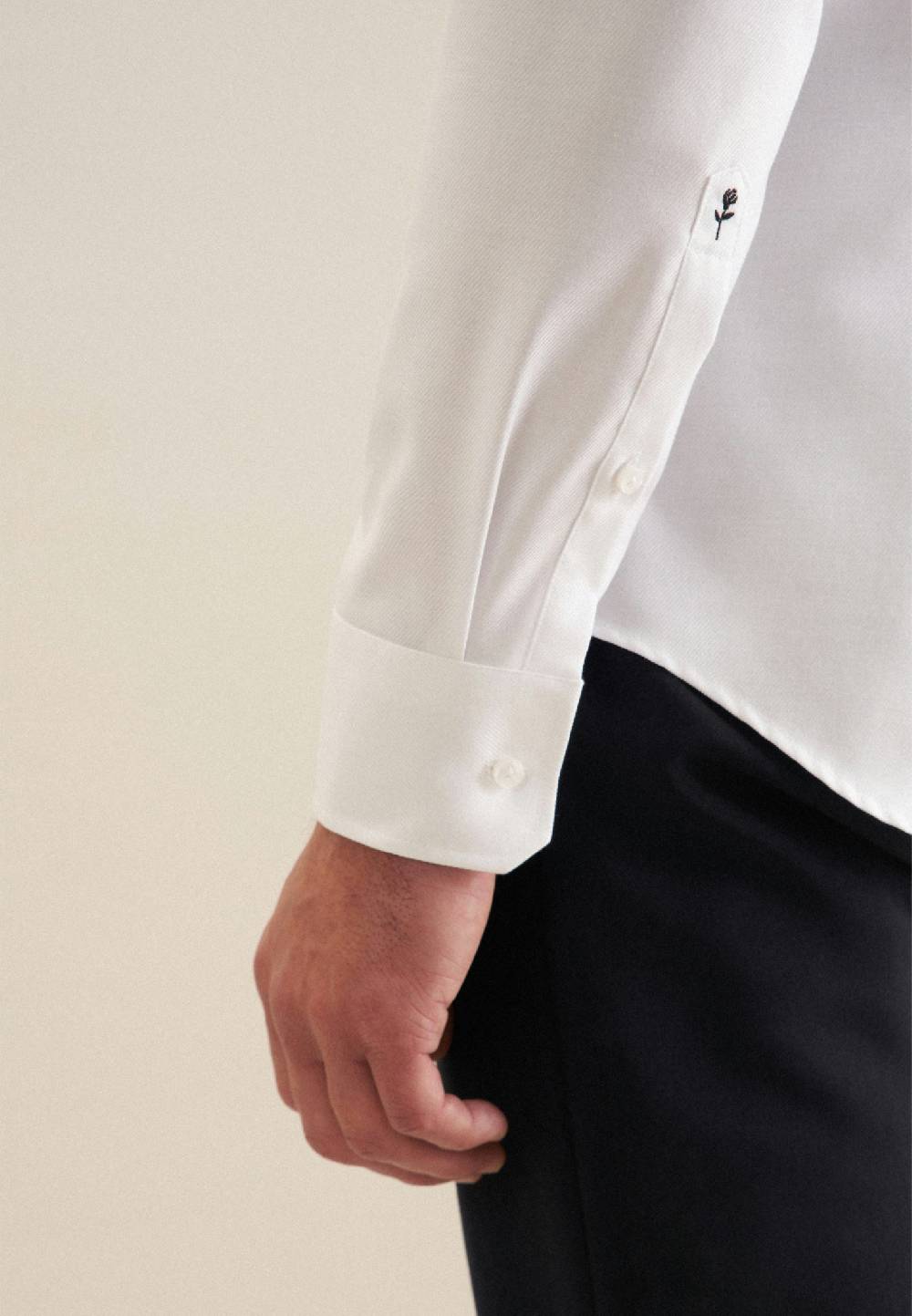 Seidensticker Bügelleichtes Twill Business Hemd in Slim mit Kentkragen Exklusivangebot