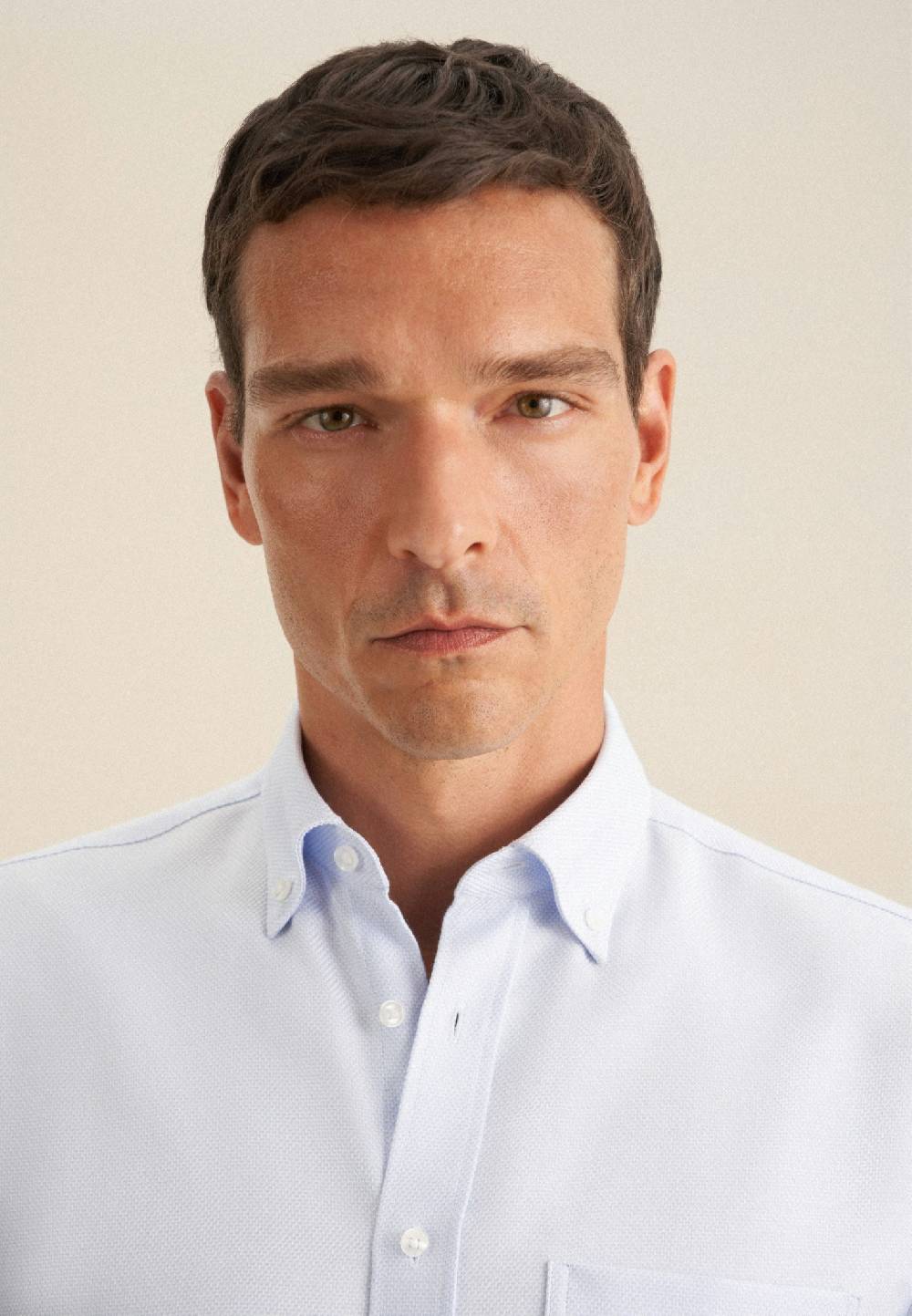 Seidensticker Bügelfreies Struktur Business Hemd in Regular mit Button-Down-Kragen Sonderangebot