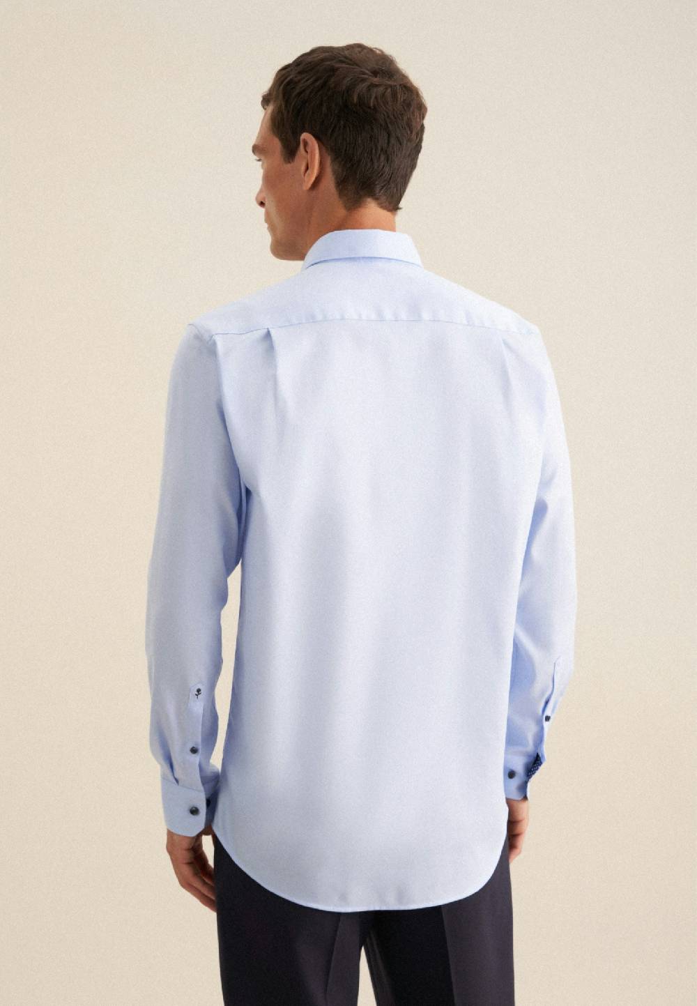 Seidensticker Bügelfreies Twill Business Hemd in Regular mit Button-Down-Kragen Kostenlose Rückgabe