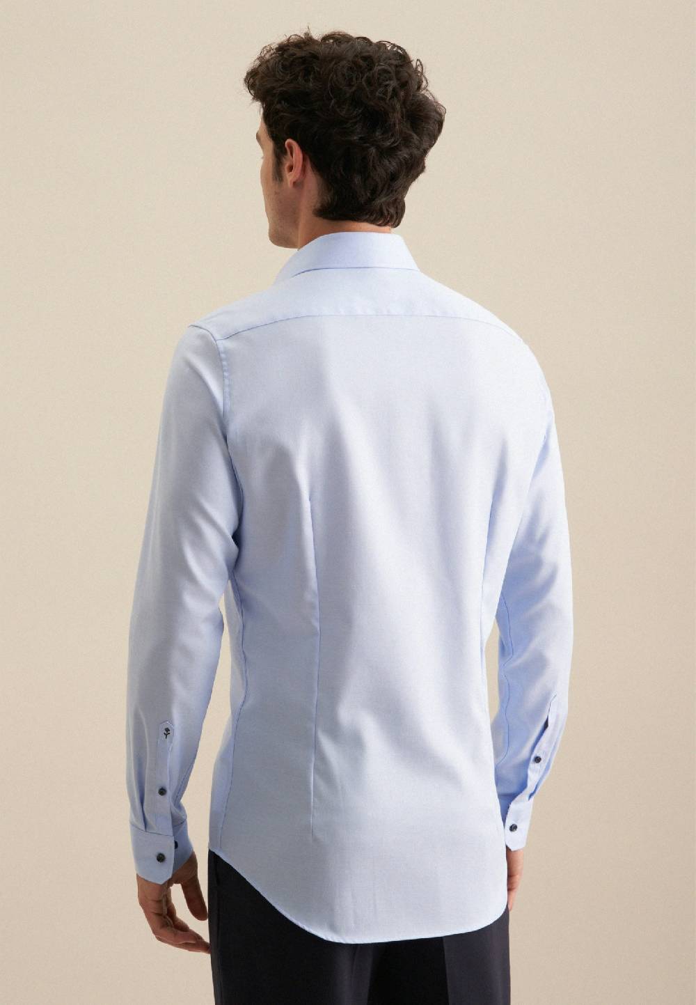 Seidensticker Bügelfreies Twill Business Hemd in Slim mit Kentkragen und extra langem Arm 50% Rabatt mit kostenlosem Versand