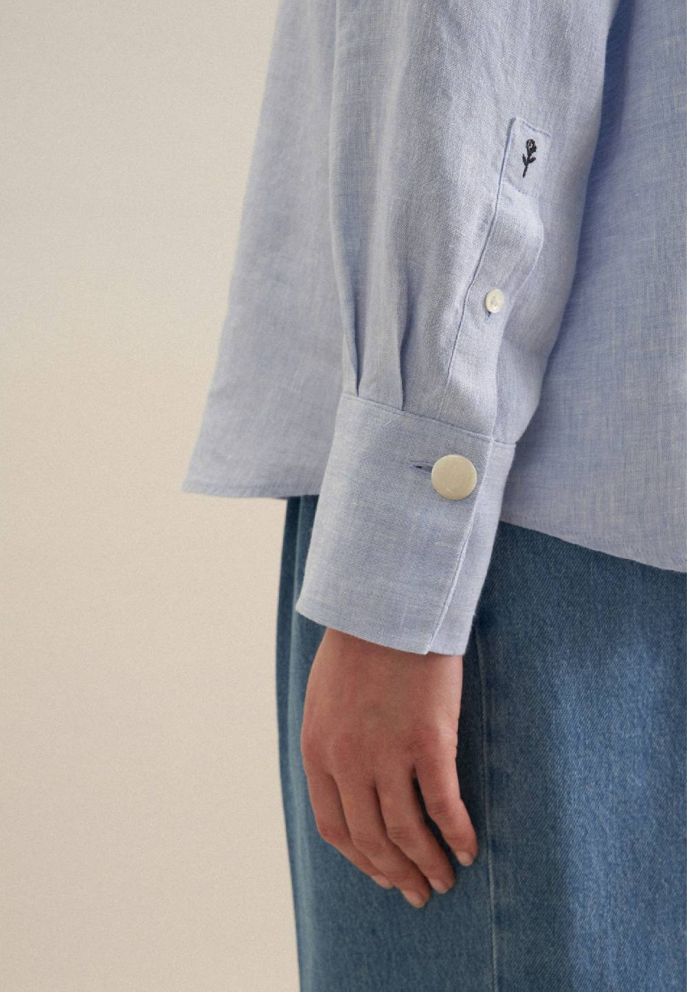 Seidensticker Leinen Hemdbluse Auslauf
