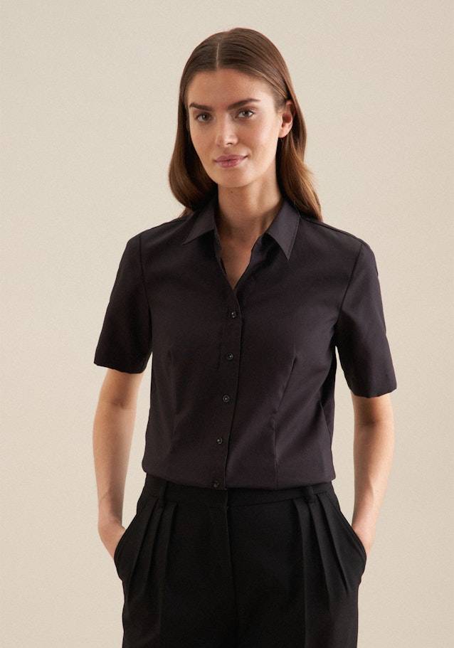 Seidensticker Bügelfreie Kurzarm Fil a fil Hemdbluse Bis zu 50% Rabatt