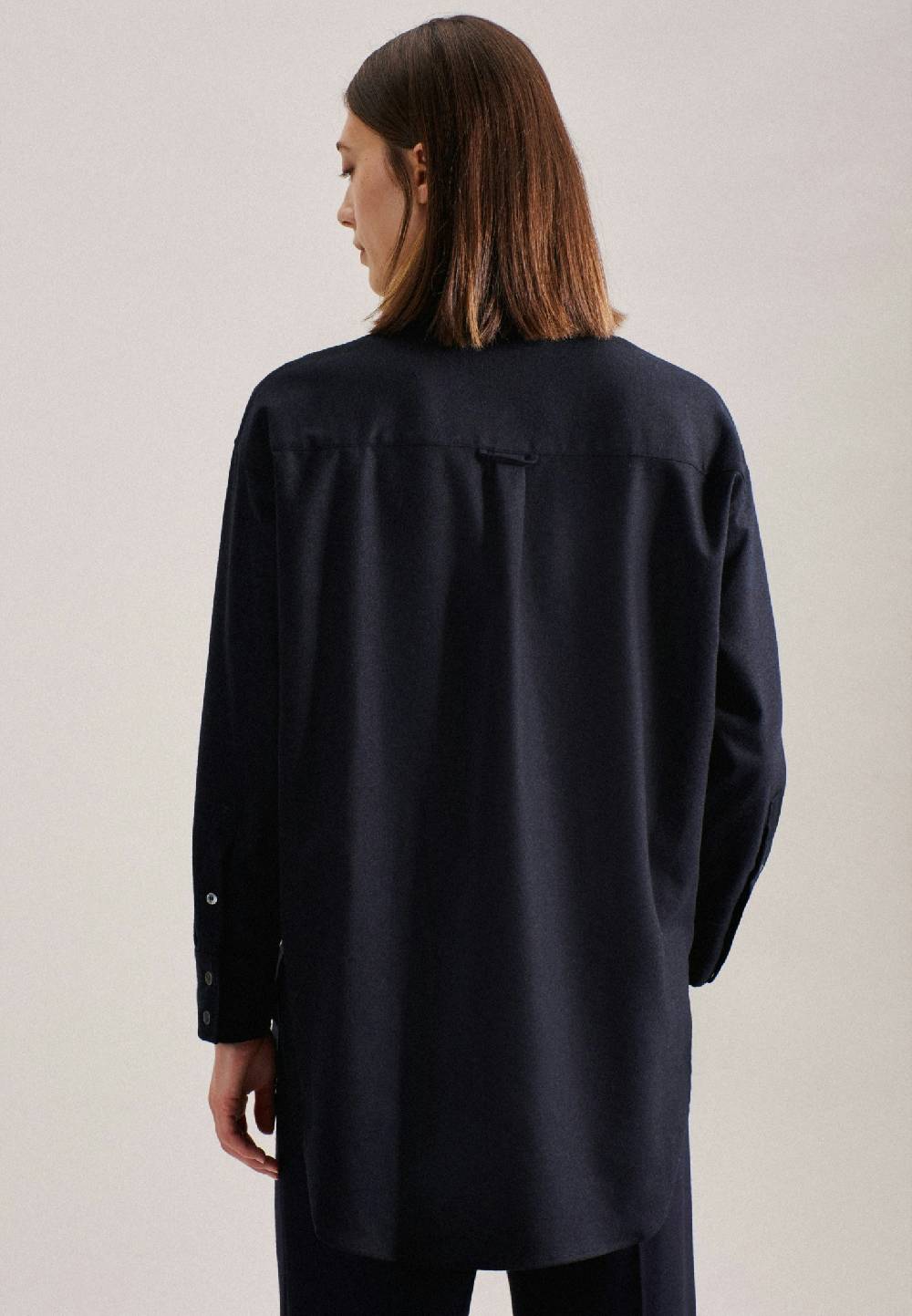 Seidensticker Flanell Longbluse Im Verkauf