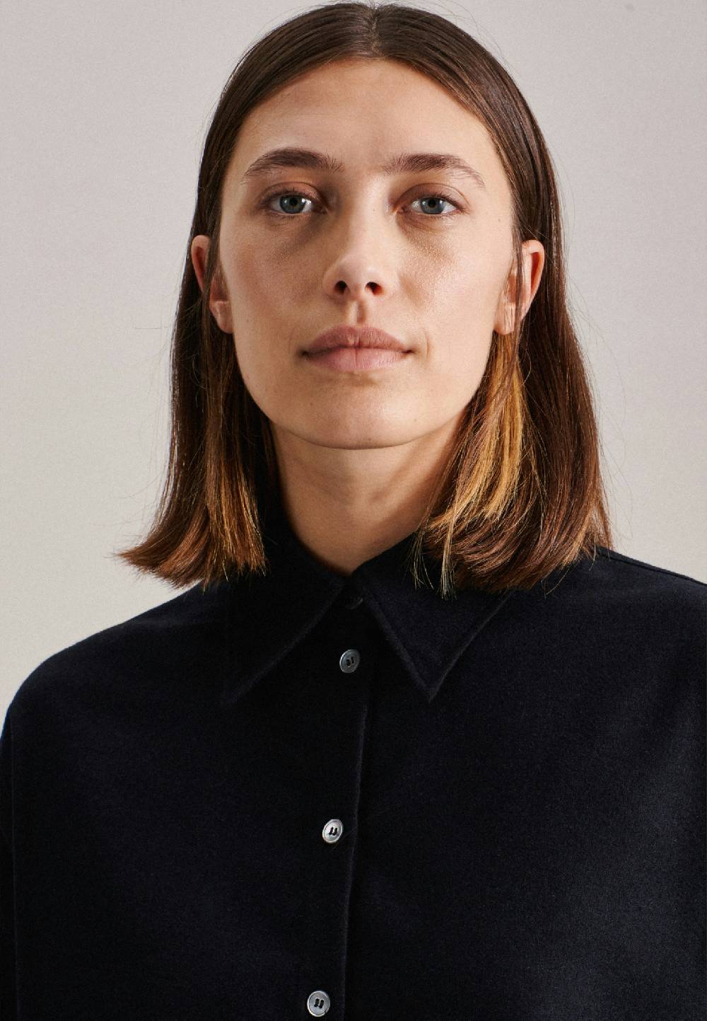 Seidensticker Flanell Longbluse Im Verkauf