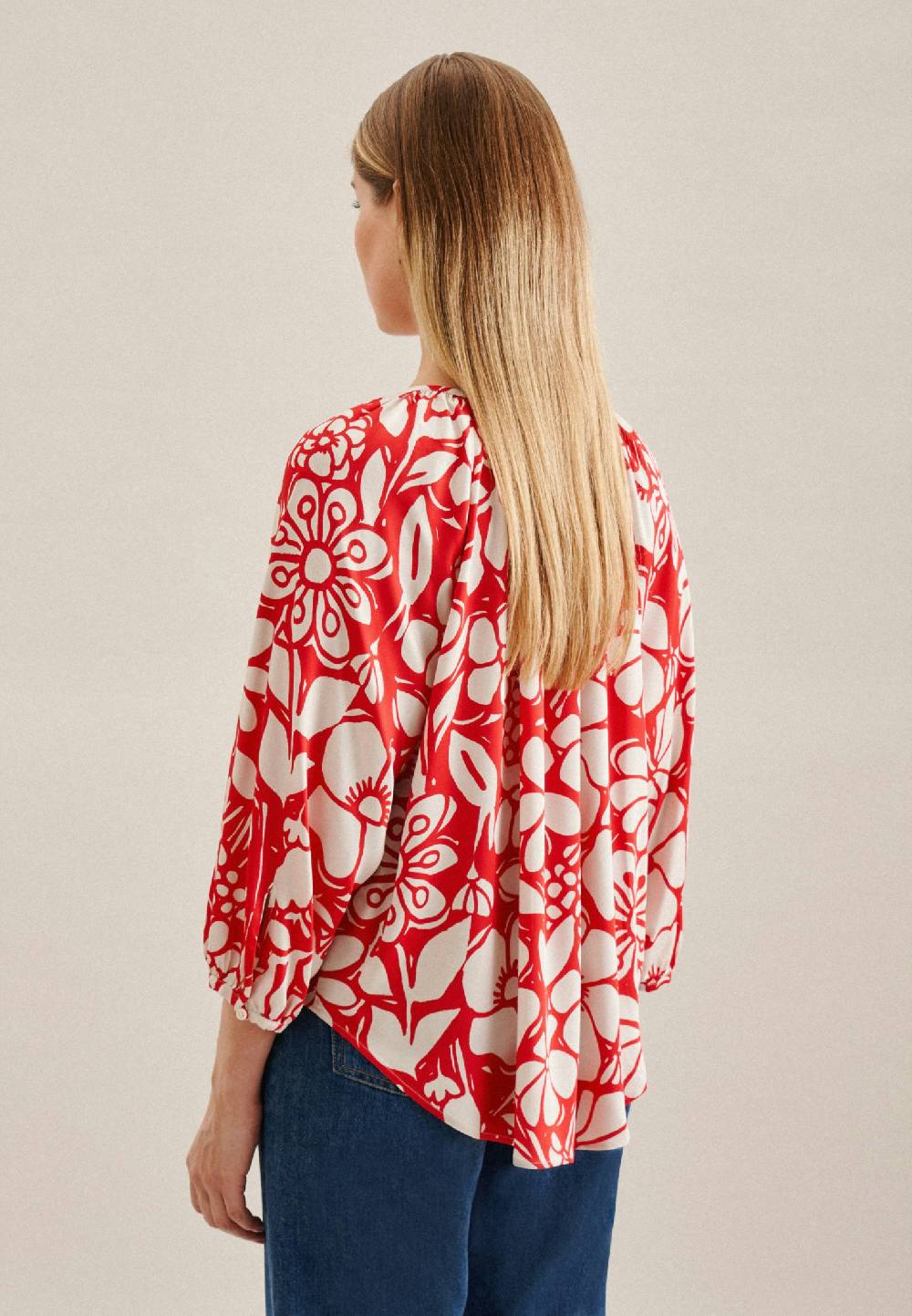 Seidensticker 3/4-Arm Satin Shirtbluse Blitzverkäufe