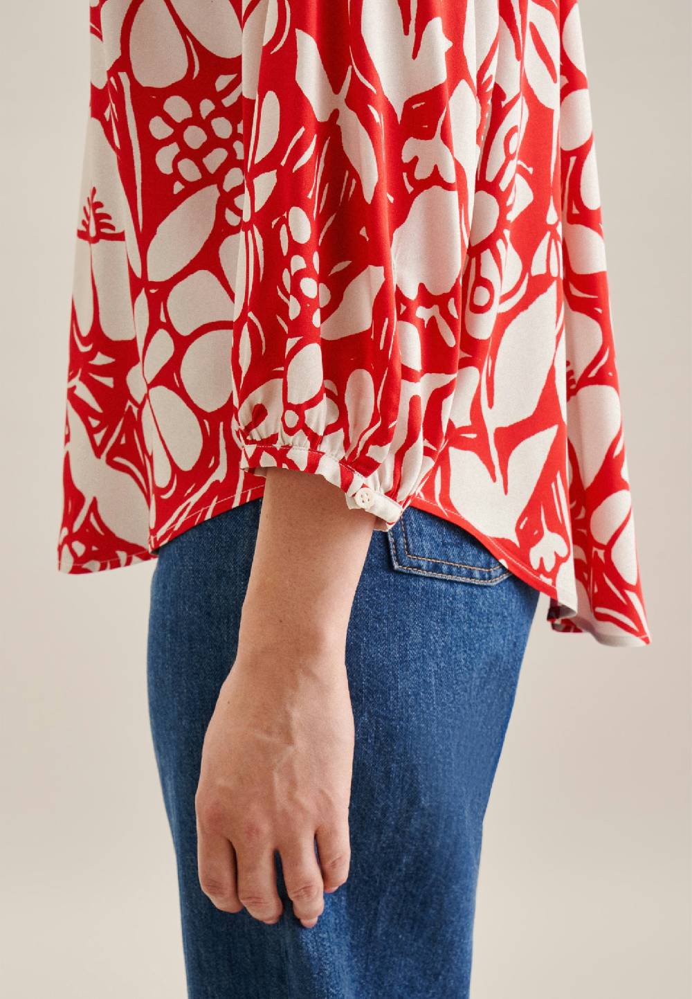 Seidensticker 3/4-Arm Satin Shirtbluse Blitzverkäufe