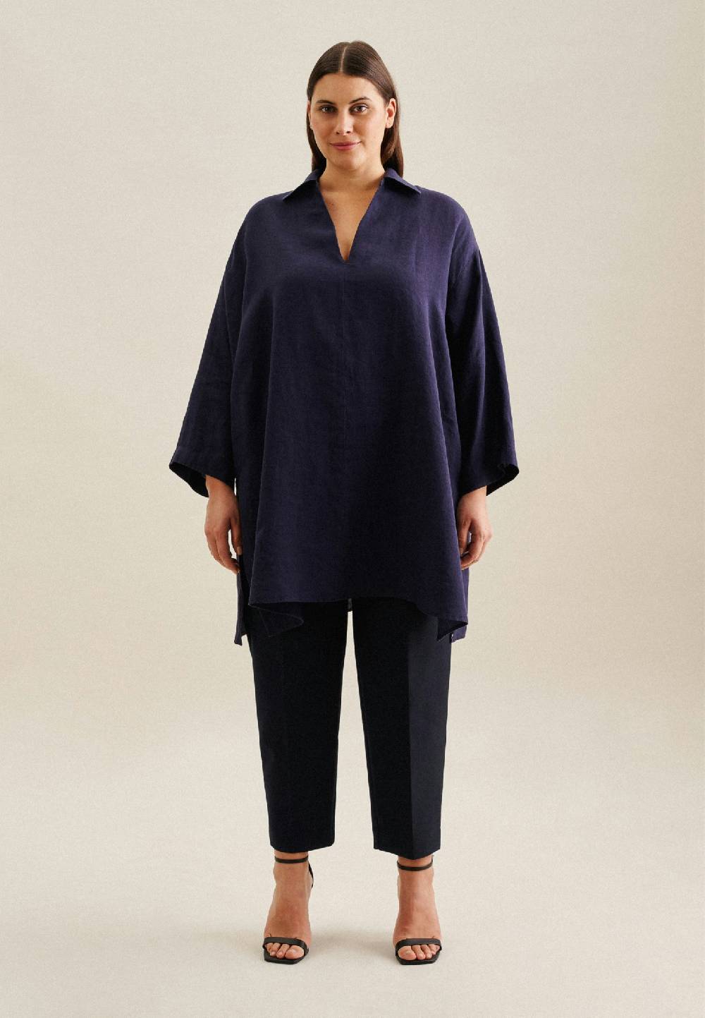 Seidensticker Curvy Kragen Kleid Oversized Rabatt