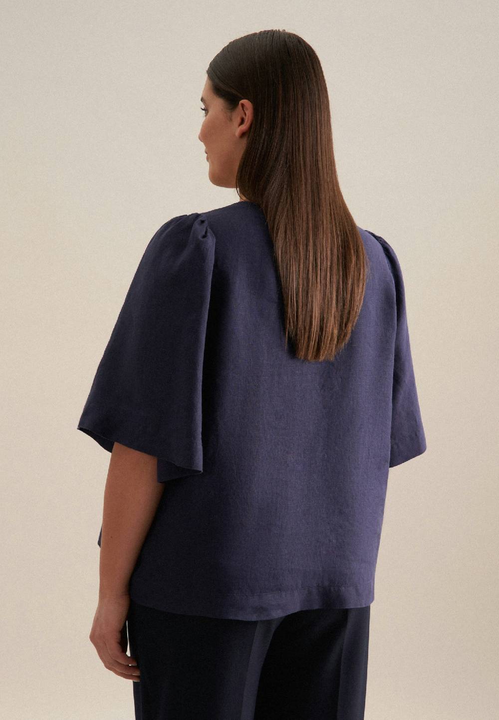 Seidensticker Curvy Rundhals Shirtbluse Regular Heißer Verkauf