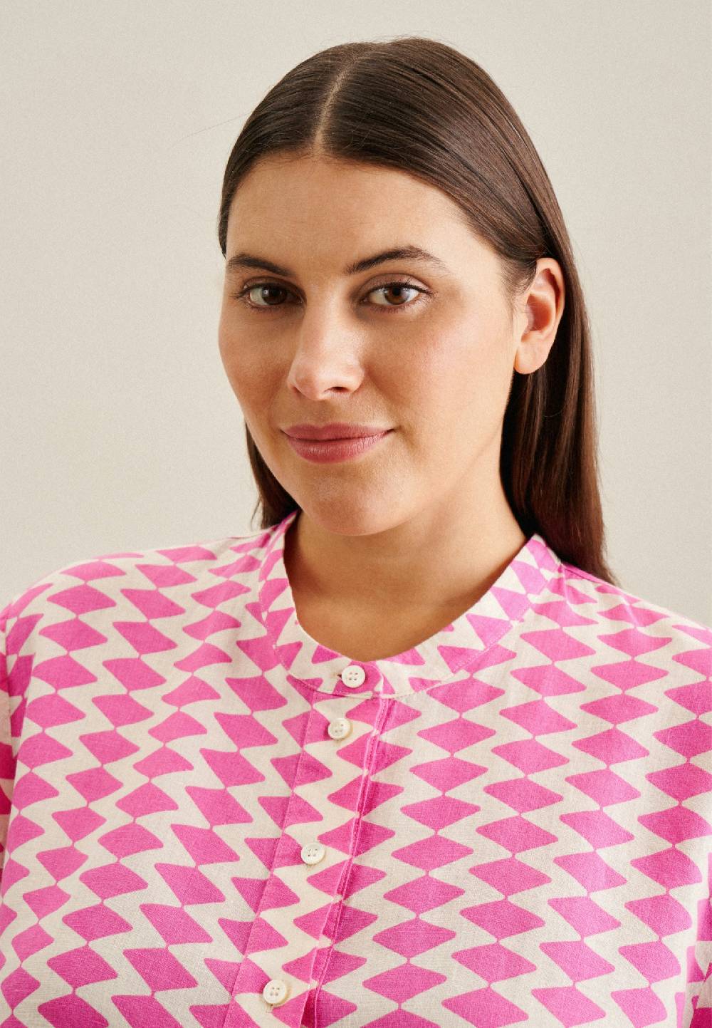 Seidensticker Curvy Kragen Stehkragenbluse Regular Online Outlet