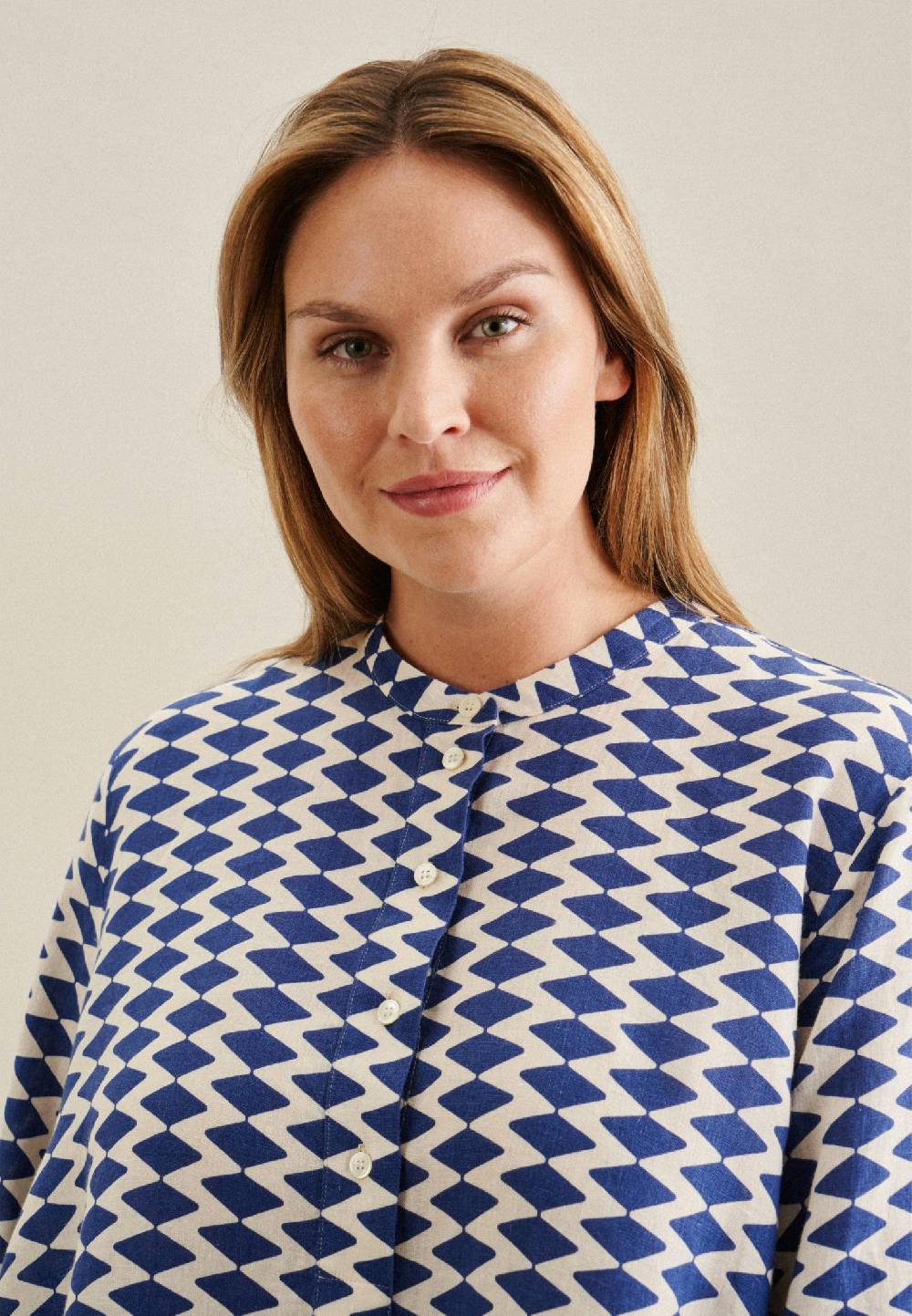 Seidensticker Curvy Kragen Stehkragenbluse Regular Blitzangebot