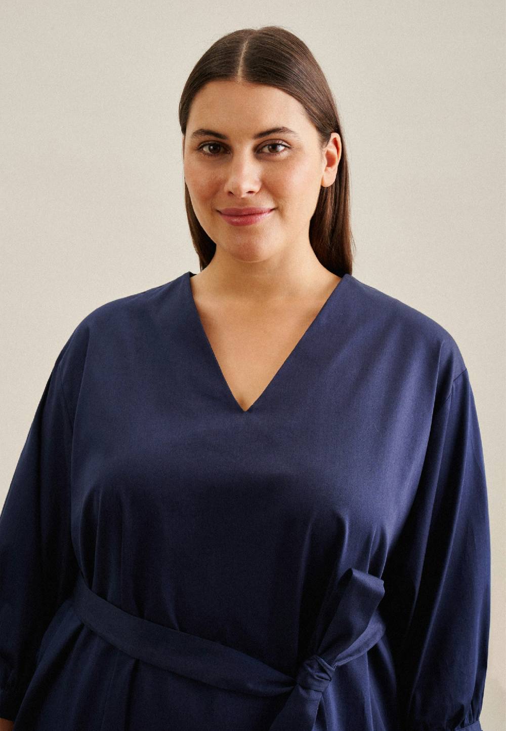 Seidensticker Curvy V-Neck Kleid Regular Letzte 3 Tage