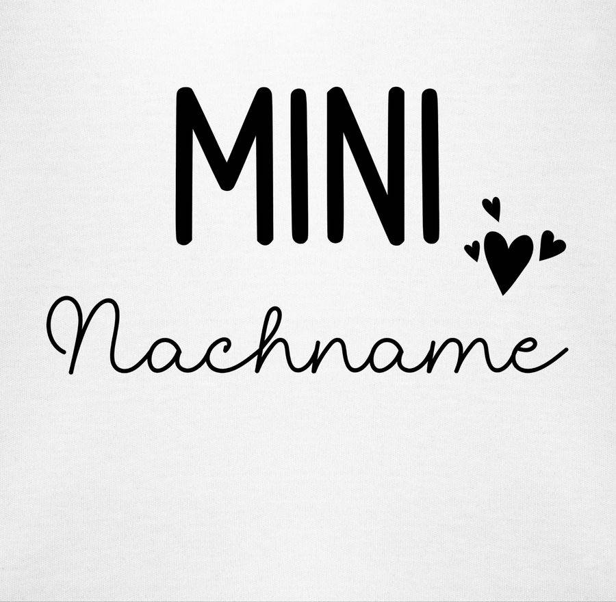 Shirtracer Mini Nachname Schwangerschaft verkünden Geschenk Geburt Baby: Tshirt Gym Bag Shirtracer Letzte 2 Tage