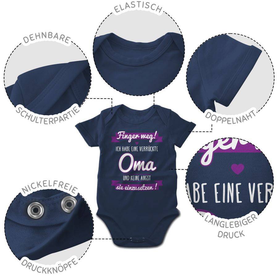 Shirtracer Ich habe eine verrückte Oma Lila Shirts & Mehr Shirtracer Zeitbegrenzte Promotion