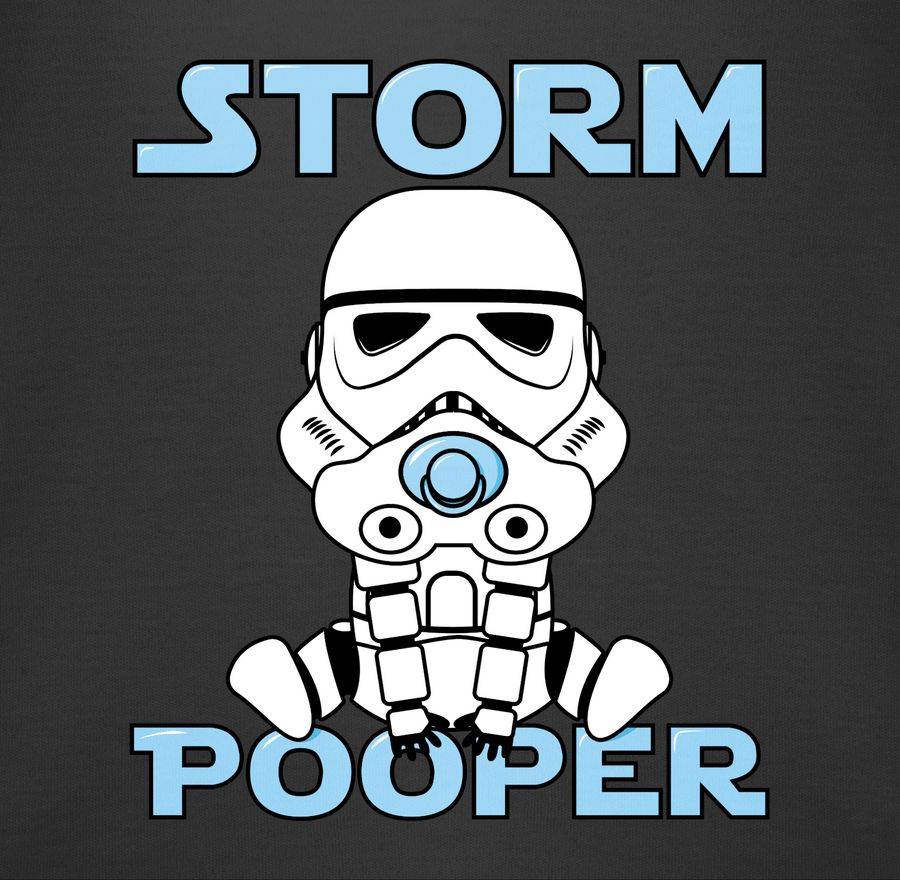 Shirtracer Storm Pooper Stormpooper: Tshirt Rucksack Shirtracer Sonderangebot der Fabrik