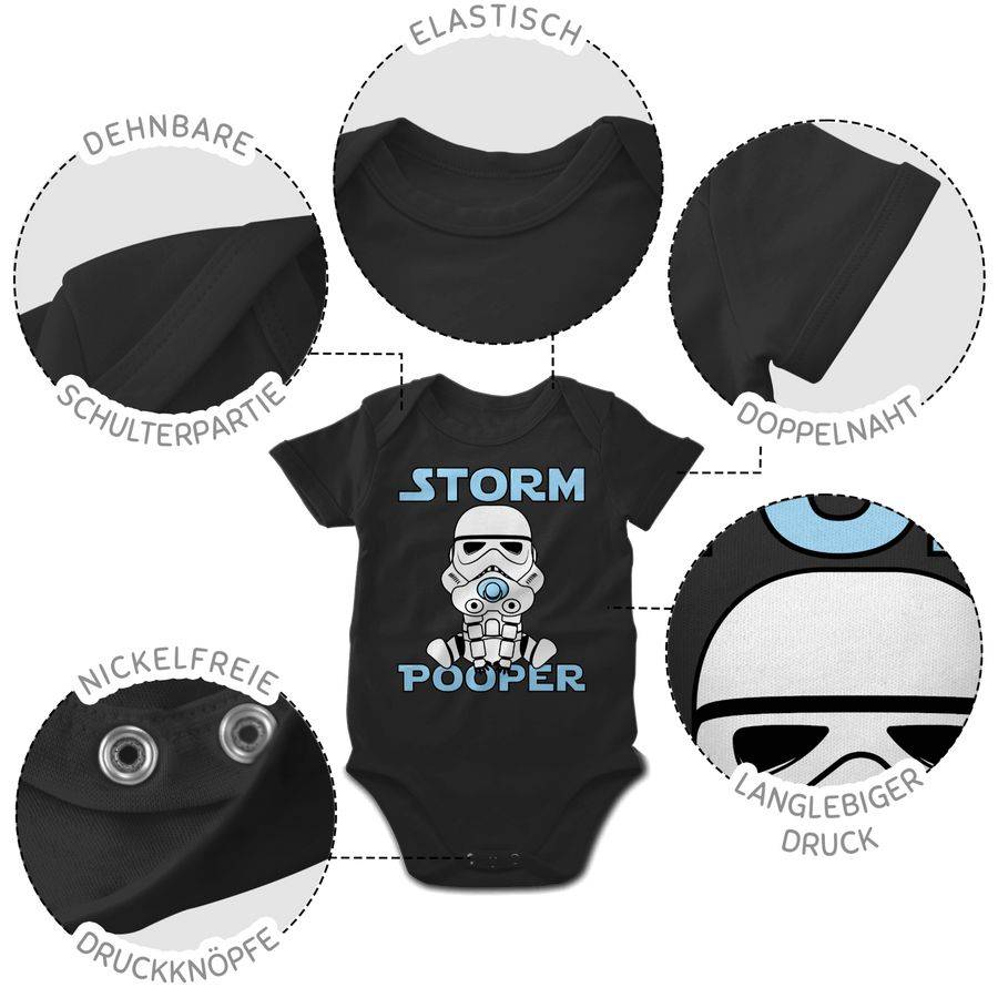 Shirtracer Storm Pooper Stormpooper: Tshirt Rucksack Shirtracer Sonderangebot der Fabrik