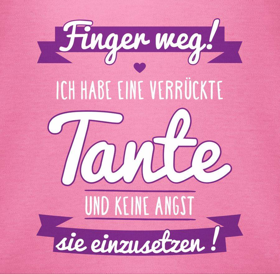 Shirtracer Ich habe eine verrückte Tante Lila: T-Shirt Gym Bag Shirtracer Discount Store für neue Produkte