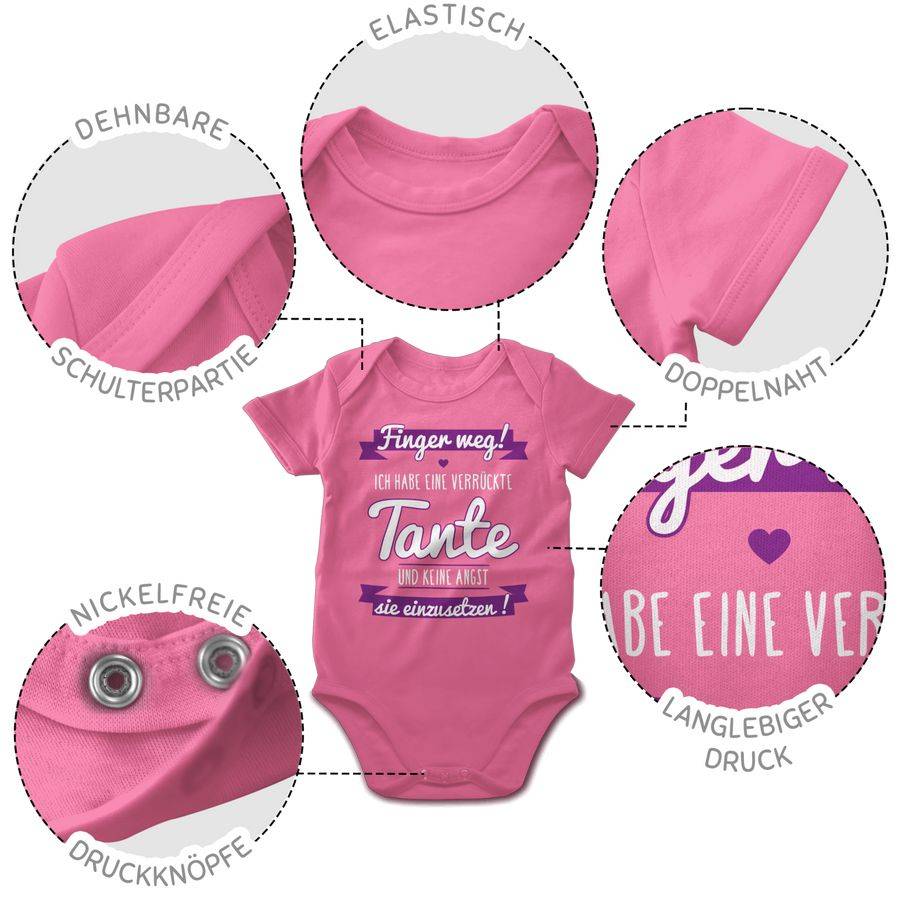 Shirtracer Ich habe eine verrückte Tante Lila: T-Shirt Gym Bag Shirtracer Discount Store für neue Produkte