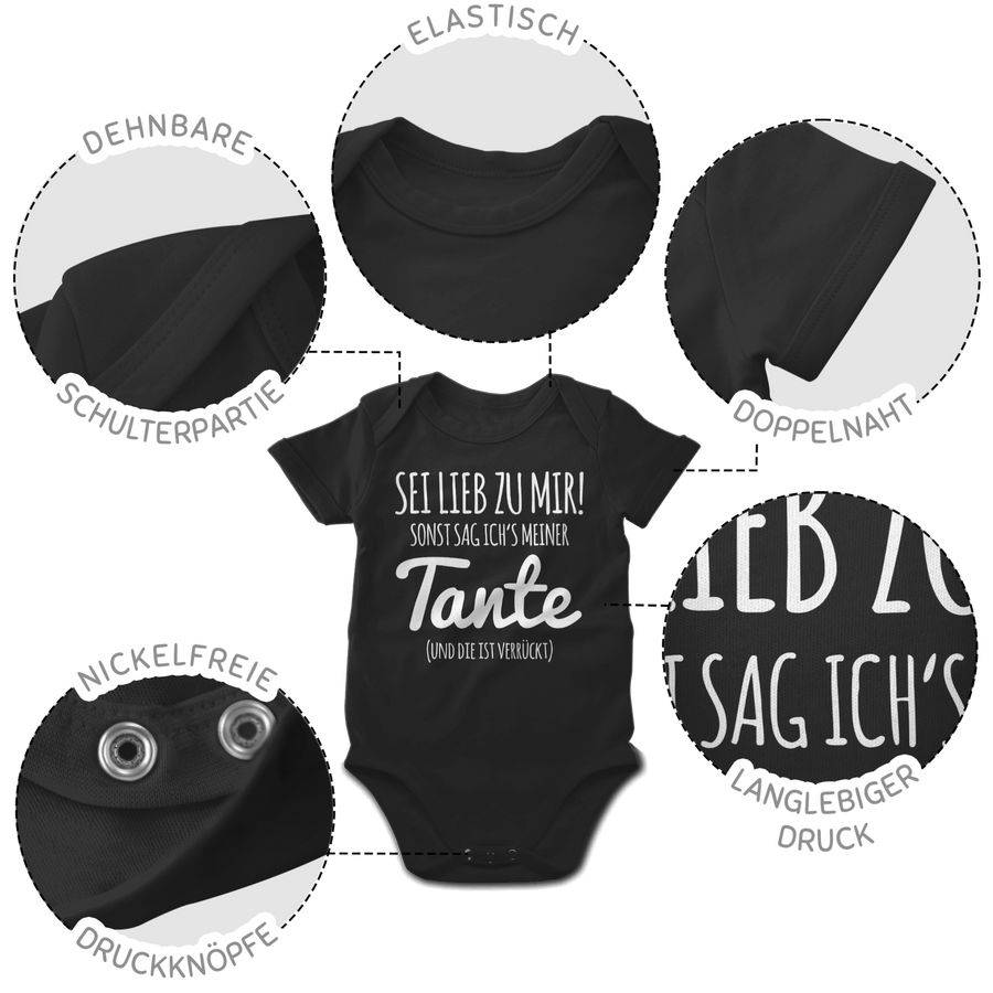 Shirtracer Sei lieb zu mir sonst sag ichs meiner Tante Shirts & Mehr Shirtracer 50% Rabatt mit kostenlosem Versand