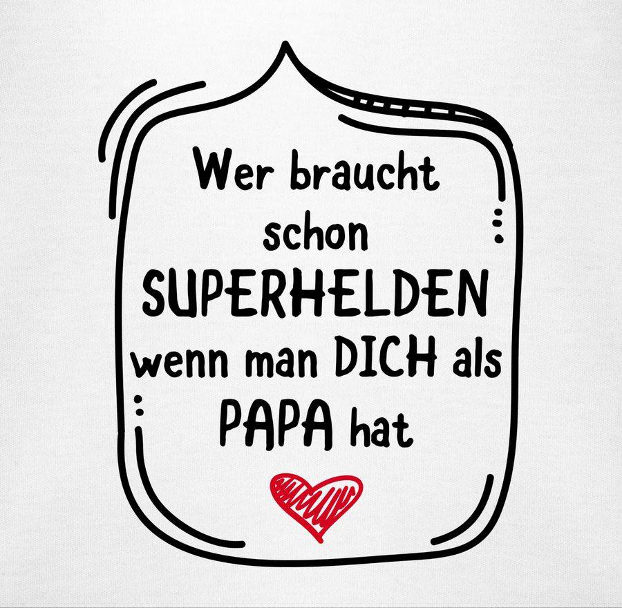 Shirtracer Wer braucht schon Superhelden wenn man dich als Papa hat Shirts & Mehr Shirtracer Black Friday Preise