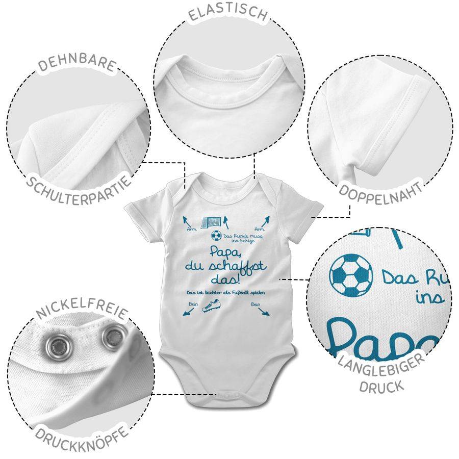 Shirtracer Papa du schaffst das Fußball Junge: T-Shirt Gym Bag Shirtracer 50% Rabatt für begrenzte Zeit