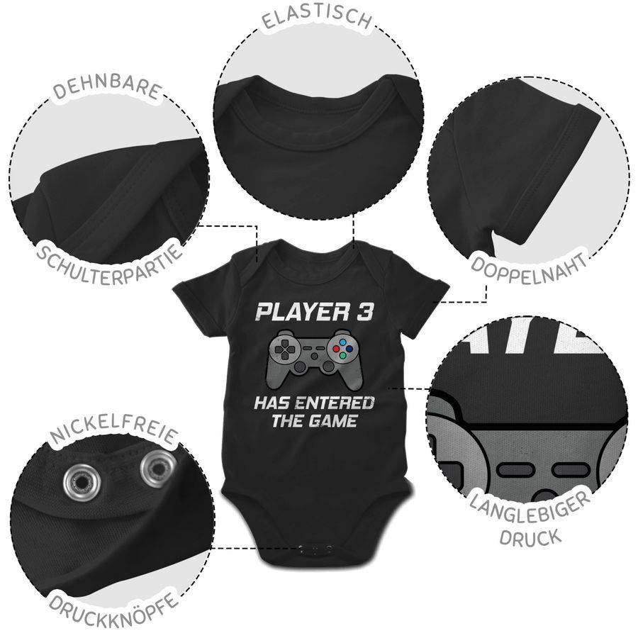 Shirtracer Player 3 has entered the game Controller grau: T-Shirt Rucksack Shirtracer Rabatte dieses Monats