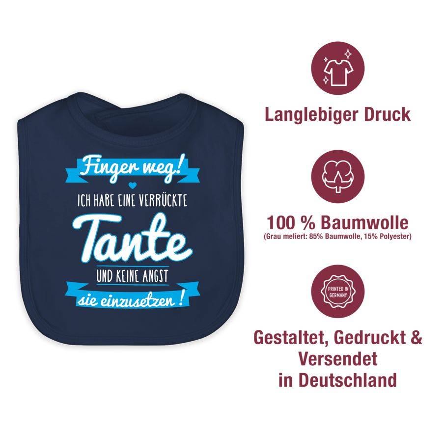 Shirtracer Ich habe eine verrückte Tante Blau Shirts & Mehr Shirtracer Fabrikverkauf