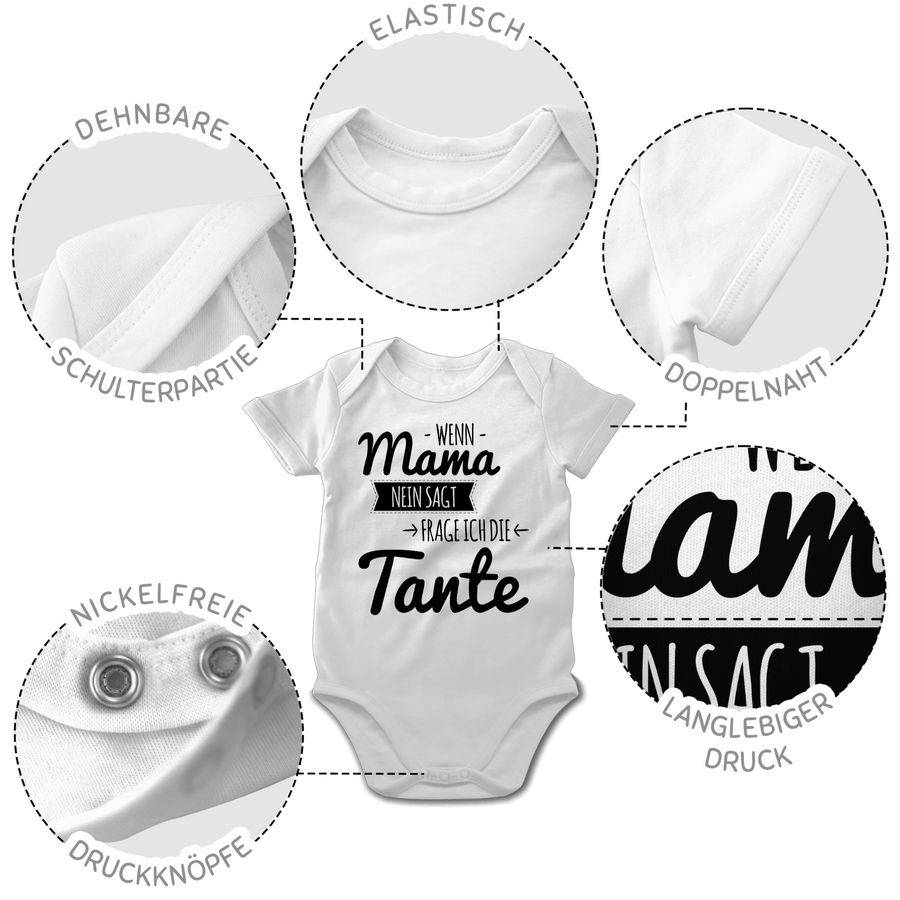 Shirtracer Wenn Mama nein sagt frag ich die Tante Shirts & Mehr Shirtracer Flash Sale