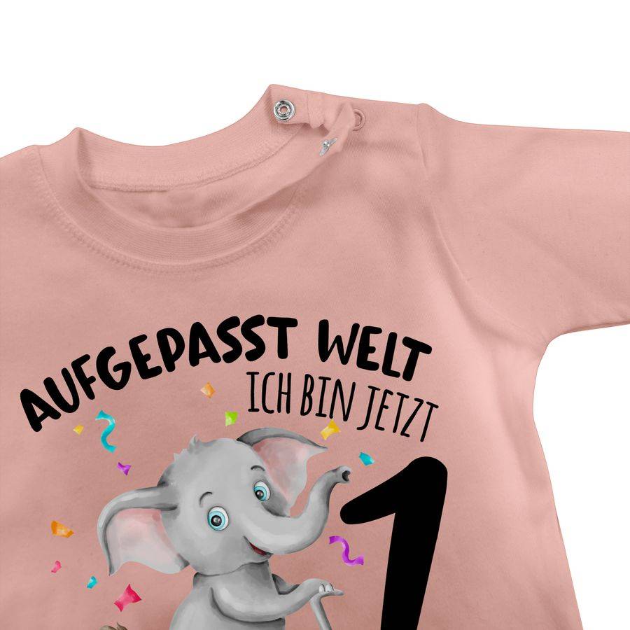 Shirtracer Ich bin jetzt 1 - Aufgepasst Welt: Tshirt Gym Bag Shirtracer Begrenztes Angebot