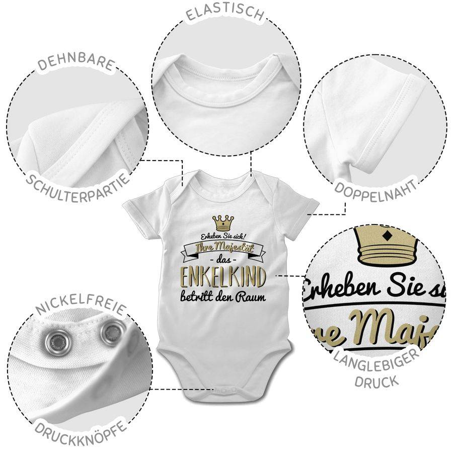 Shirtracer Ihre Majestät das Enkelkind betritt den Raum: T-Shirt Rucksack Shirtracer Cyber Monday