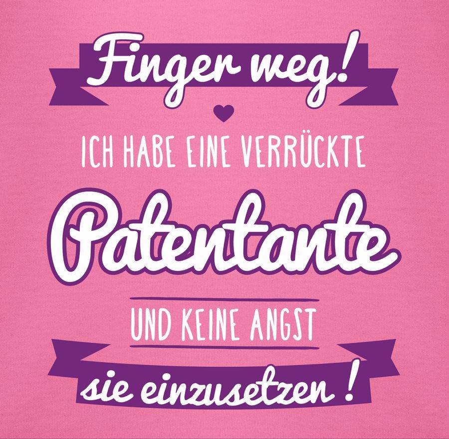 Shirtracer Ich habe eine verrückte Patentante lila Shirts & Mehr Shirtracer Lagerräumung