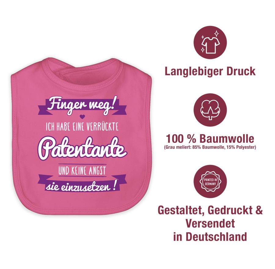 Shirtracer Ich habe eine verrückte Patentante lila Shirts & Mehr Shirtracer Lagerräumung