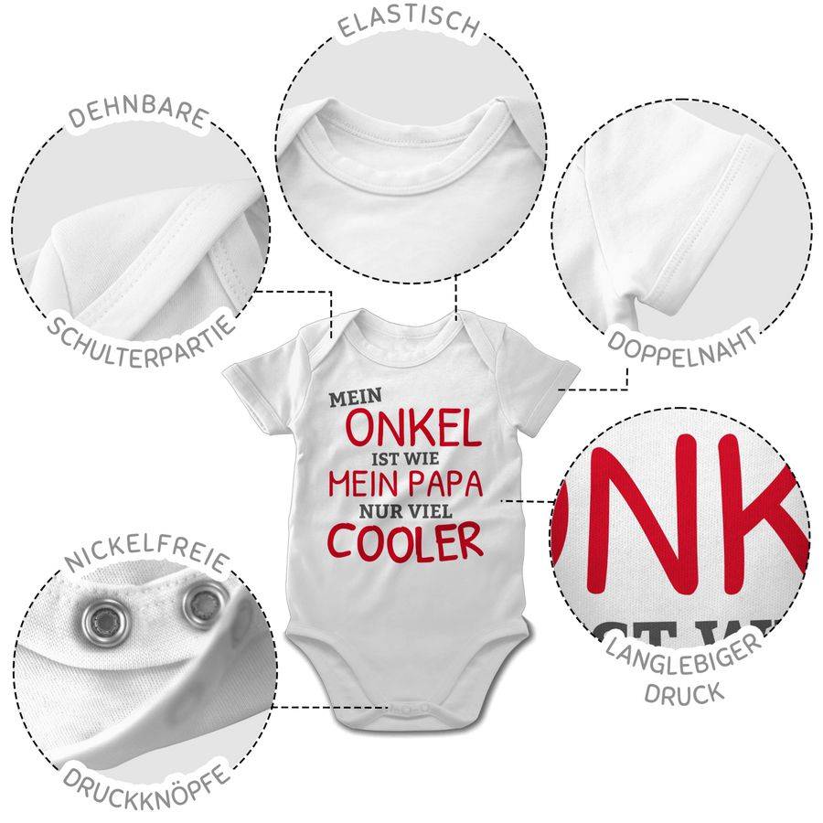 Shirtracer Mein Onkel ist wie mein Papa nur cooler Shirts & Mehr Shirtracer Saisonale Angebote