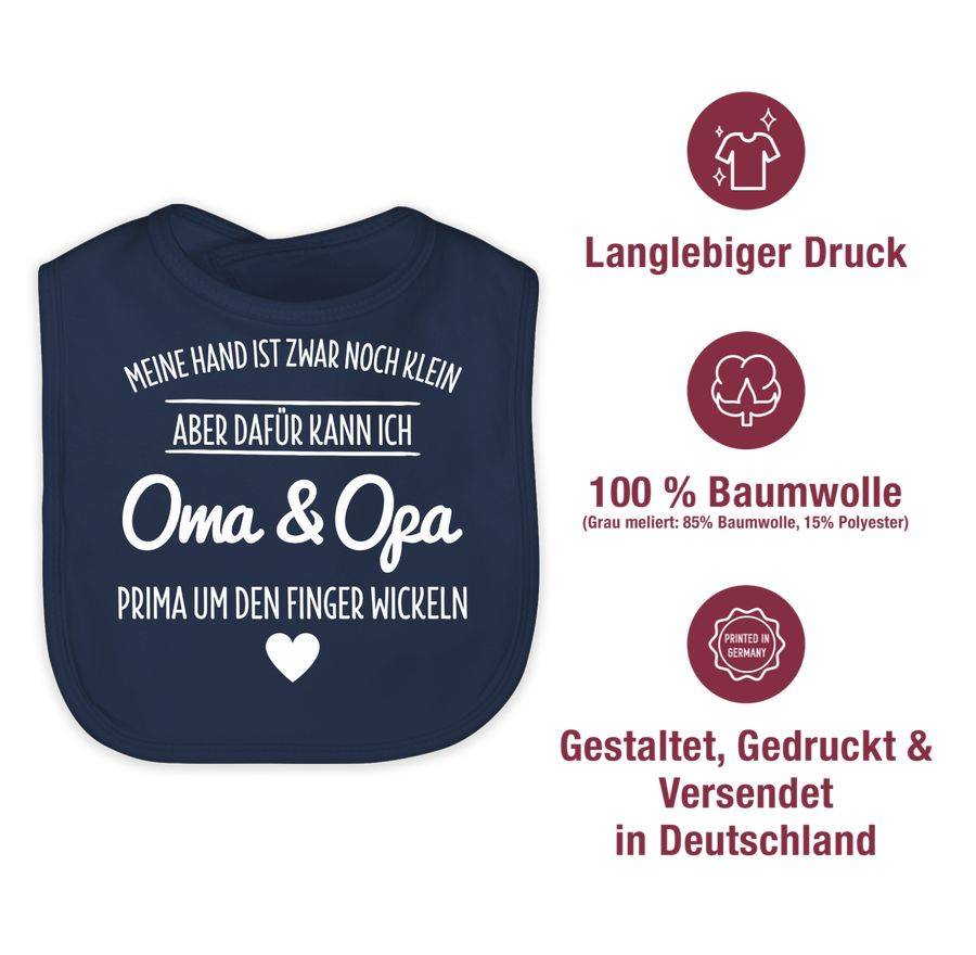 Shirtracer Oma und Opa um den Finger wickeln Shirts & Mehr Shirtracer Wochenangebot