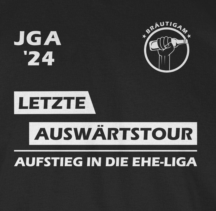 Shirtracer Letzte Auswärtstour - JGA 2024 I Team Bräutigam: Tshirt Rucksack Shirtracer Begrenzt auf 3 Tage