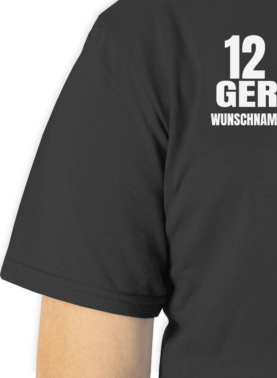 Shirtracer Germany WM Fan-Shirt Deutschland: Tshirt Gym Bag Shirtracer Black Friday Preise