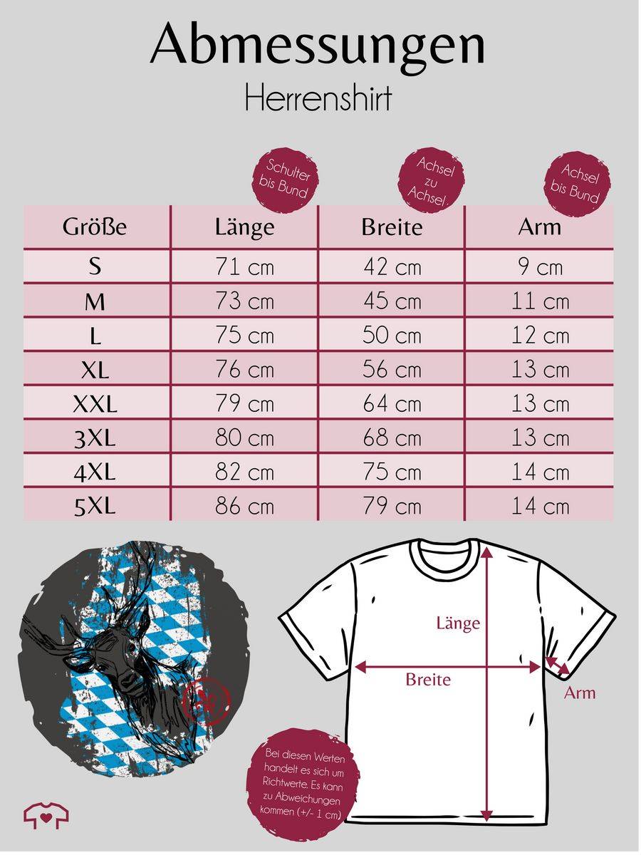 Shirtracer Hirsch mit bayrischem Muster Shirts & Mehr Shirtracer Rabatte dieses Monats
