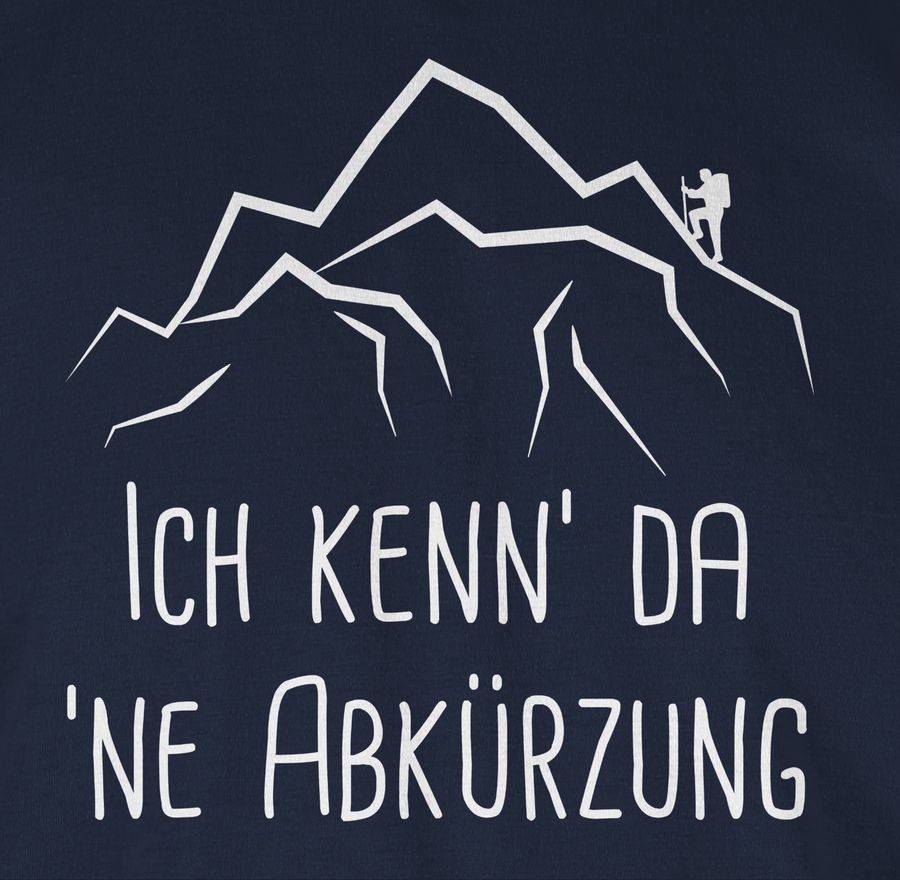 Shirtracer Ich kenn' da 'ne Abkürzung - weiß Shirts & Mehr Shirtracer im Angebot