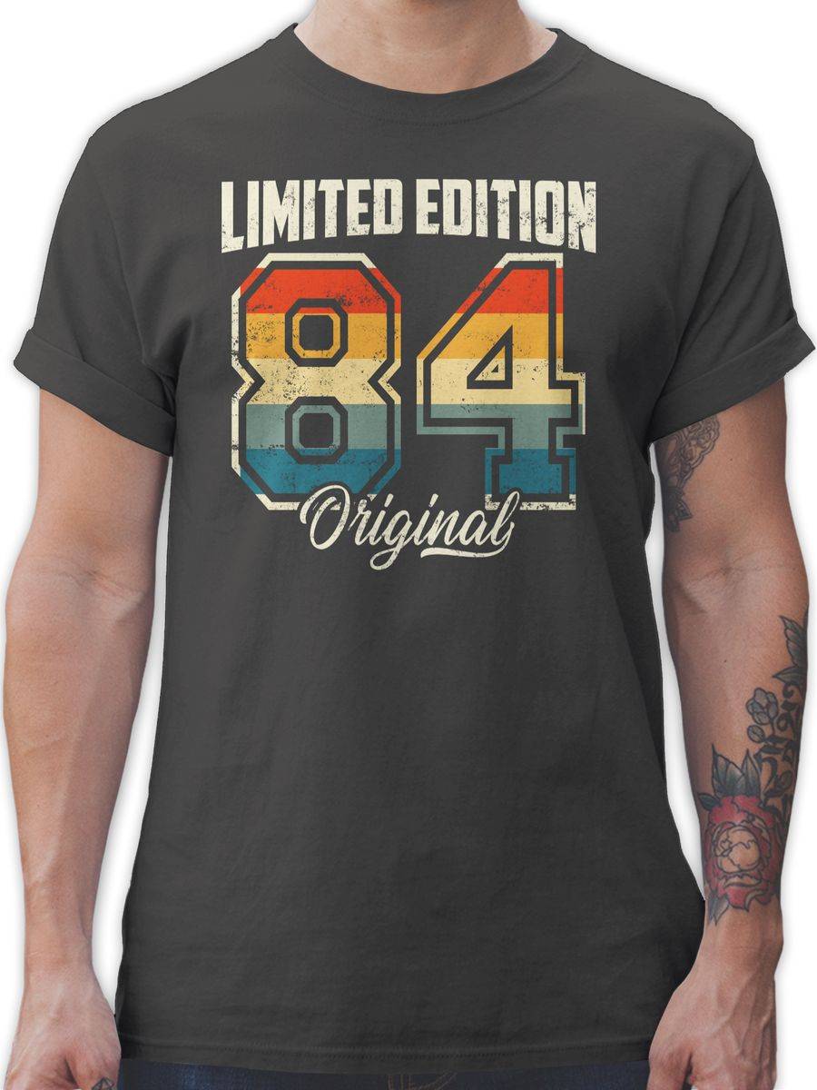 Shirtracer Limited Edition 1984 Original Vierzigster: T-Shirt Turnbeutel Shirtracer Exklusive Angebote