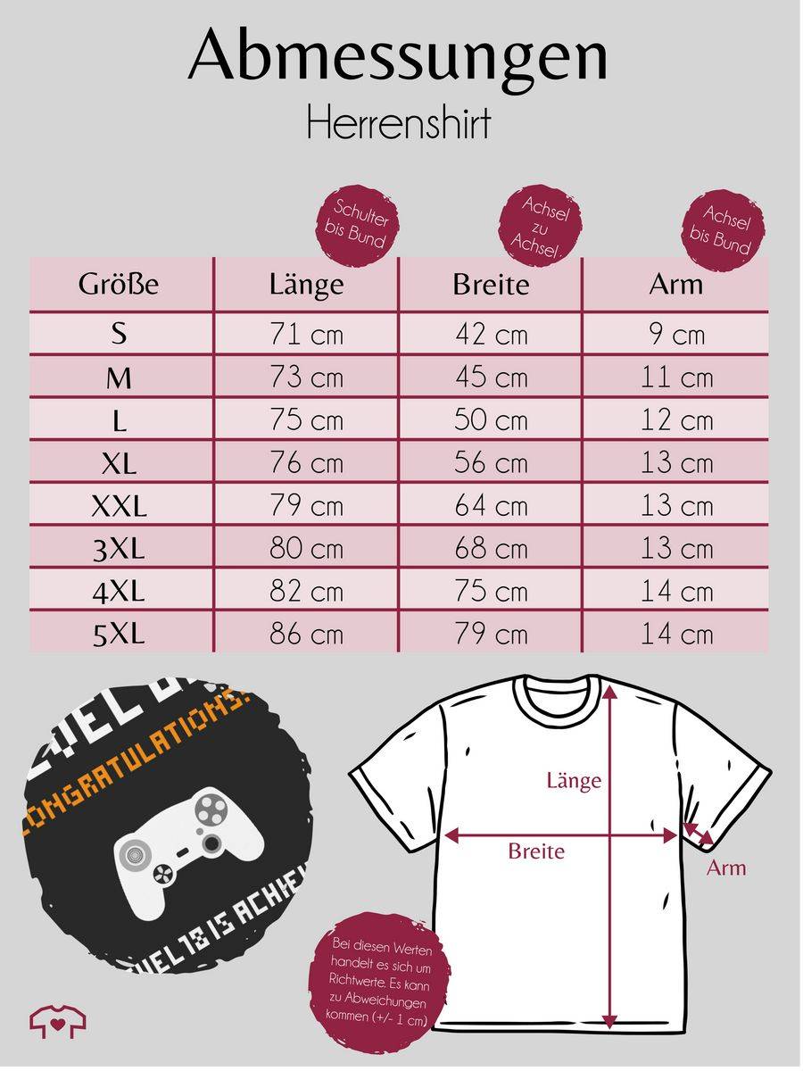 Shirtracer Achtzehn Gamer Level: Tshirt Turnbeutel Shirtracer Räumungsverkauf